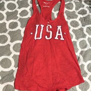 USA BUTTON TANK TOP
